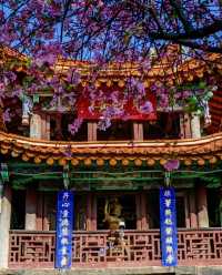 雲南昆明鳴鳳山金殿風景區丨體驗「衝冠一怒為紅顏」的心情。