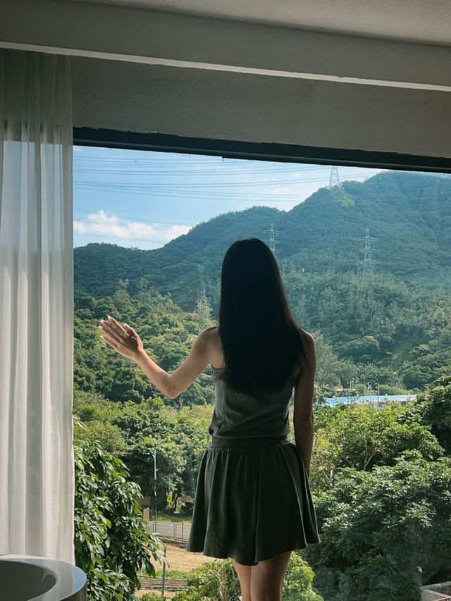 度假首選遠山森林大自然我來啦～～。