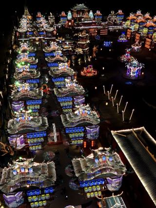 不收門票的不是大唐不夜城而是廣西象州夢幻夜