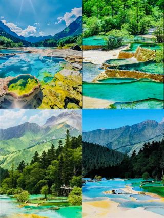 The charm of Huanglong, the thousand-year-old secret, the spiritual beauty between heaven and earth.