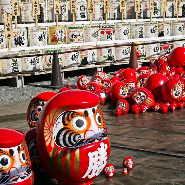勝尾寺之行：可愛達摩蛋與趣味明信片