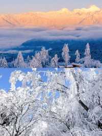 冰雪奇境·人間仙境·美到窒息——王崗坪