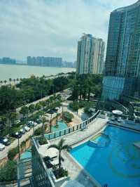面向珠澳大海嘅珠海海灣大酒店 好chill嘅一日