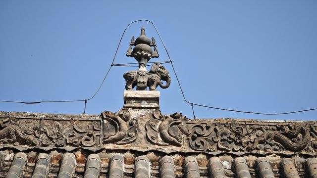 與佛頭寺隔河相望的宋代古建