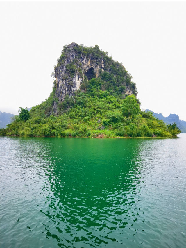自駕廣西秘境百色靖西渠洋湖絕美大片拍攝地