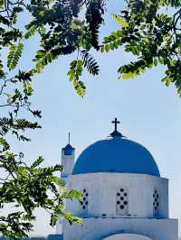 打卡希臘聖托裡尼島啦!!