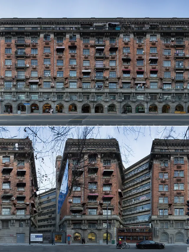 武康大樓-正面和背面 武康大樓-正面和背面