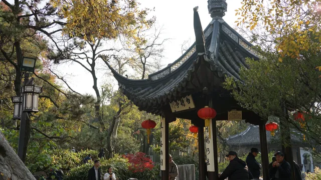 紅葉〡12.7古猗園的橙紅美景