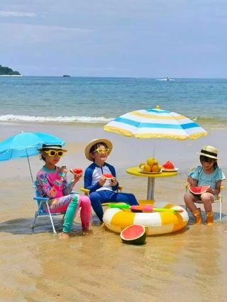 ル メリディアン親子旅行 うーん…子どもが水遊びを満喫したとしか言えない