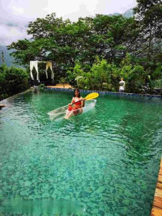 Beautiful accommodations in the mountains of Daming, a journey through a landscape painting