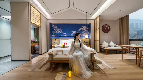 Menginap sendirian di Dazhou | Hotel bergaya Song yang tenang dan menenangkan untuk pelancong solo — traveler post in Dazhou