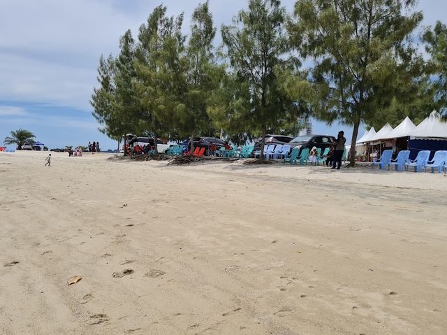 Klebang beach famous in Melaka
