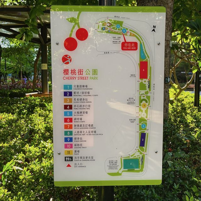 佔地廣闊嘅櫻桃街公園