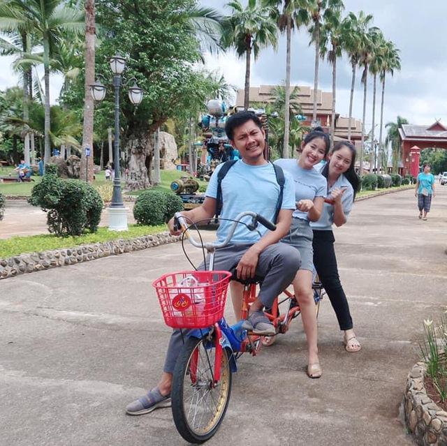 🌲ไร่เตรยาวรรณ🌲🚴‍♂️ ปั่นจักรยานกลางสวน