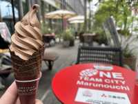 東京・丸の内。『CHOCOLATIER PALET D'OR TOKYO』のこだわりのソフトクリーム