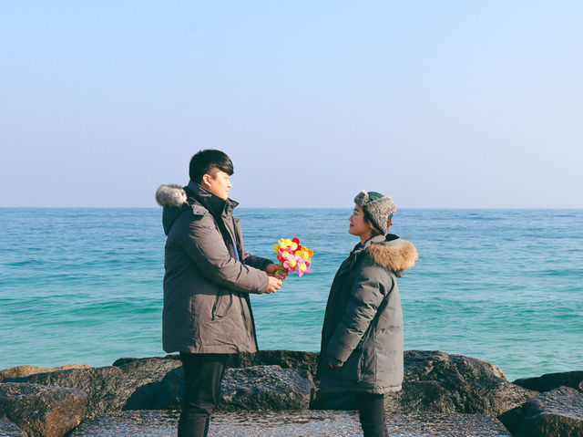 드라마 도깨비촬영지, 강릉 영진해변