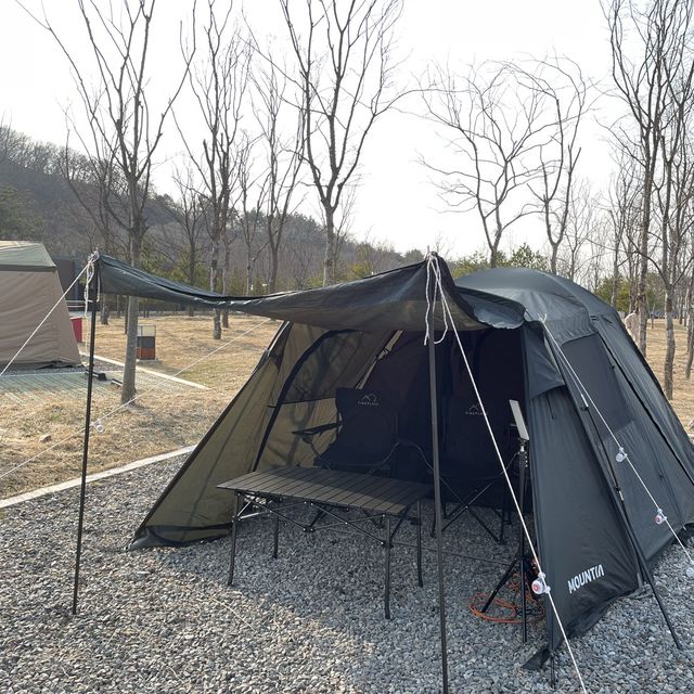 서울에서 30분 도심에서 1박 캠핑🏕️