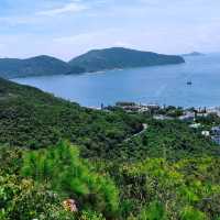 從赤柱峽道上孖崗山