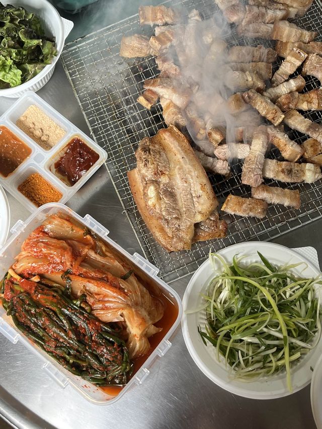 물놀이 + 바베큐를 한번에 즐길 수 있는 찜질방🔥 서울근교 양주 장흥참숯가마