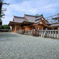 地震後的阿蘇神社