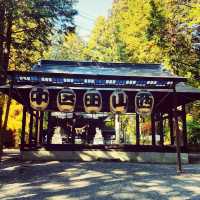 【長野県/紅葉が美しい🍁”出早雄小萩神社”と”出早公園”】