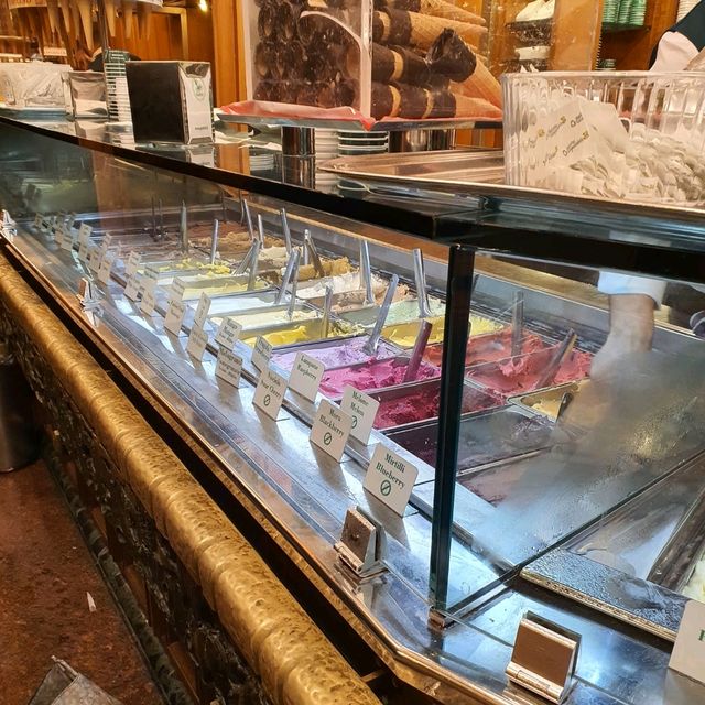 Italian Gelato At Giolitti Italty