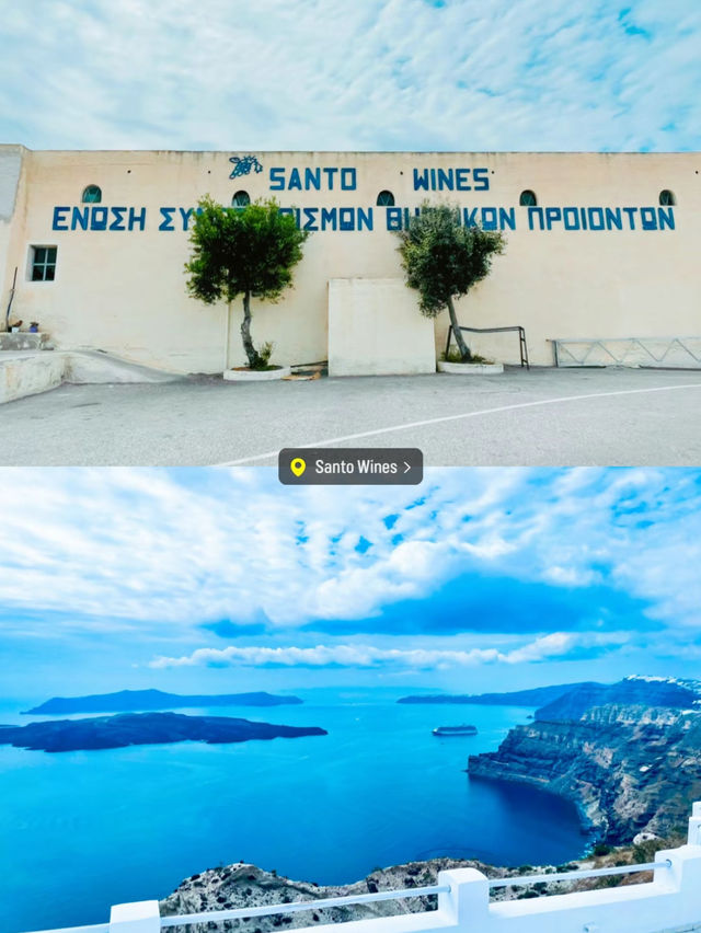 【サントリーニ島🇬🇷】ワインの名産地にある絶景ワイナリー🍷