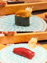 「鮨燐」尖沙咀鮨店，晚市套餐有沙律、麵豉湯同甜品柚子雪芭