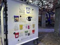 福岡・天神。クリスマスイルミネーションで華やかな『天神中央公園』