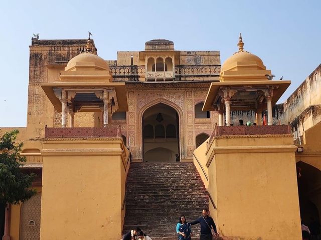 Beautiful Castle on the hill top in India