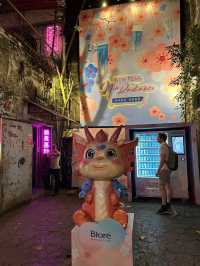 At ‘Little Demon Alley’ in The Evening