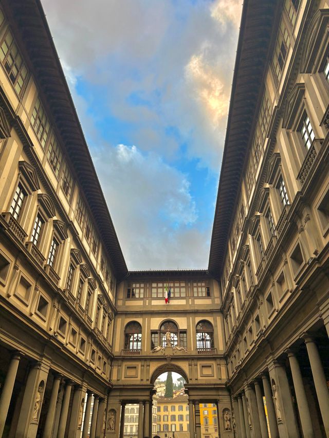 피렌체의 전경을 볼 수 있는 이탈리아 우피치미술관🇮🇹