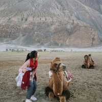 Hunder Sand Dunes w Camel Ride
