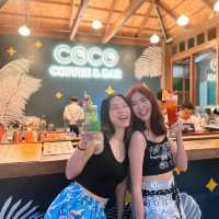 คาเฟ่เกาะช้าง โคโคนัทบีทรีสอร์ท #คาเฟ่ติดริมทะเล