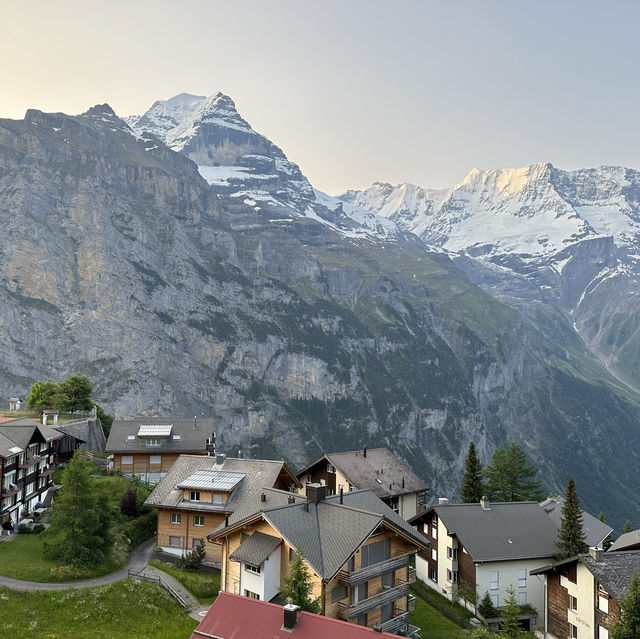 Picturesque mountain village, Mürren