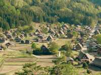 Shirakawago ฤดูใบไม้ผลิ