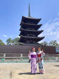 เช่าชุดกิโมโนถ่ายรูปกับซากุระ @Nara Park