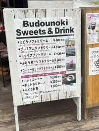 【福岡カフェ】ソフトクリームとぶどうの可愛いMIXべシフ