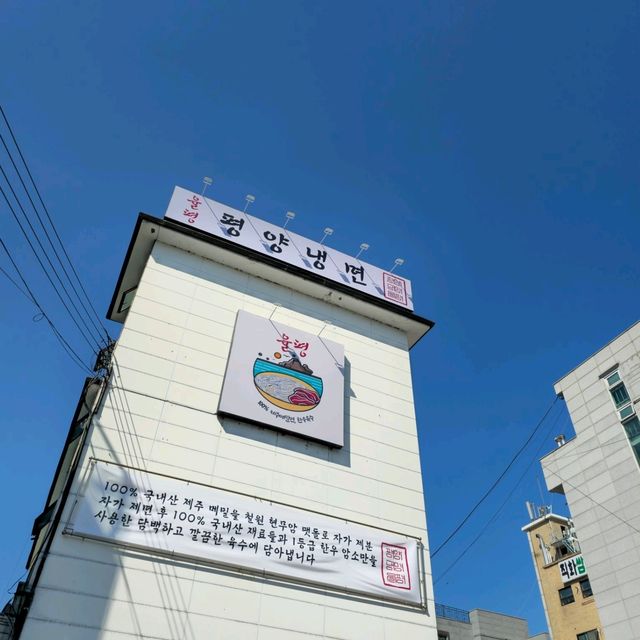 국내여행 율동공원 앞 냉면 맛집 율평평양냉면