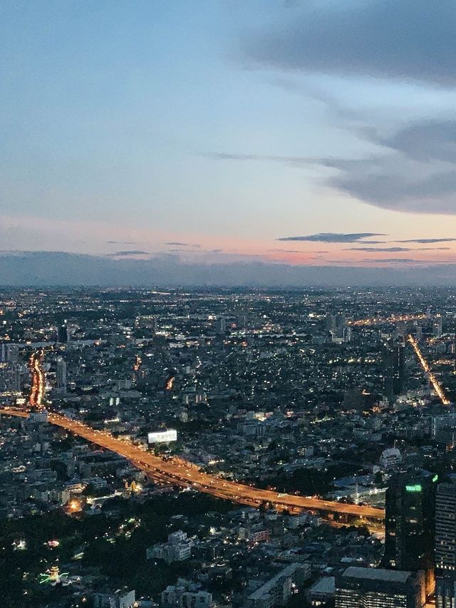 Stunning Skyline view of Bangkok City