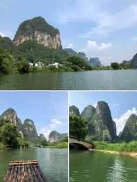 Bamboo Rafting Down the River Li in Yangshuo, China 🇨🇳