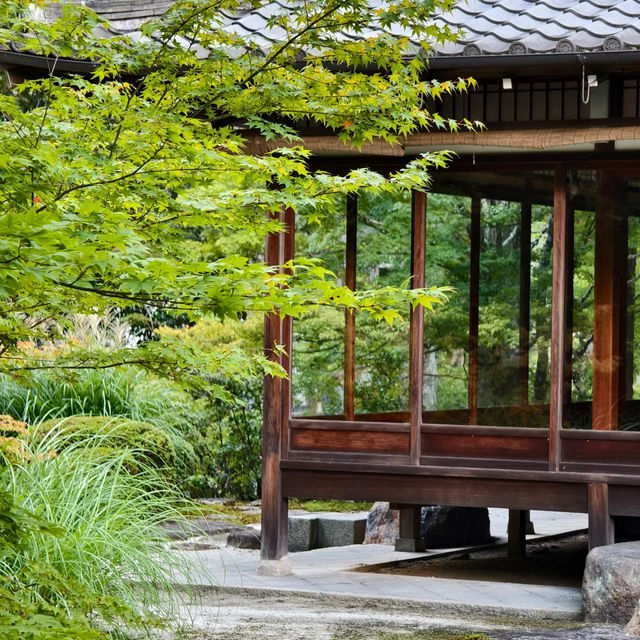 【大阪景點】西之丸庭園：雨中迷人景色～享受日本庭院風情