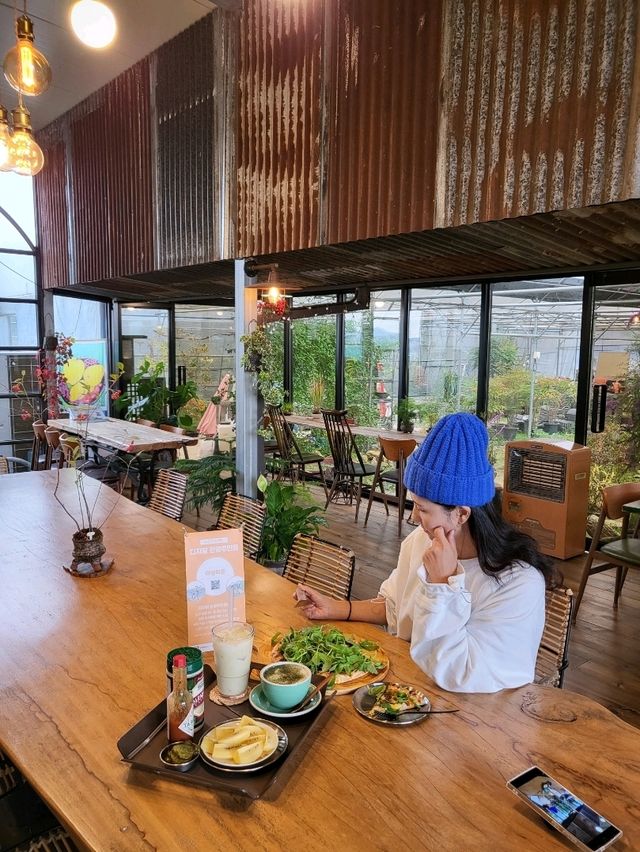시골 정원감성 가득한 강화도 카페 야생화뜰