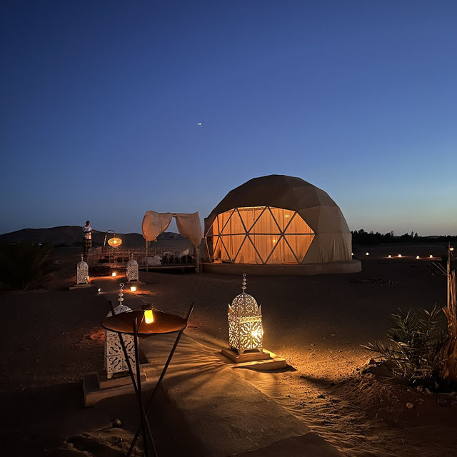 撒哈拉沙漠中的星空camping⛺️✨ 