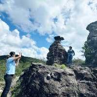 Paradise door stone at Bokor Mountain 