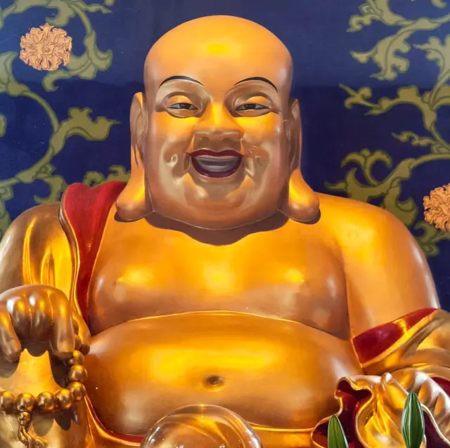 在文殊院祈求新年祝福