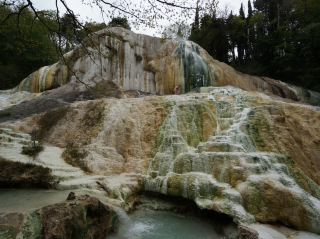 Terme San Filippo in Tuscany, Italy