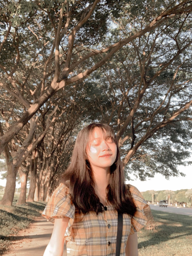 Visiting the path known as lover’s alley in Nay Pyi Taw