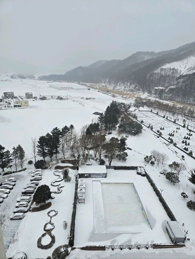 이국적 감성 프렌치가든의 설경이 아름다운곳💜