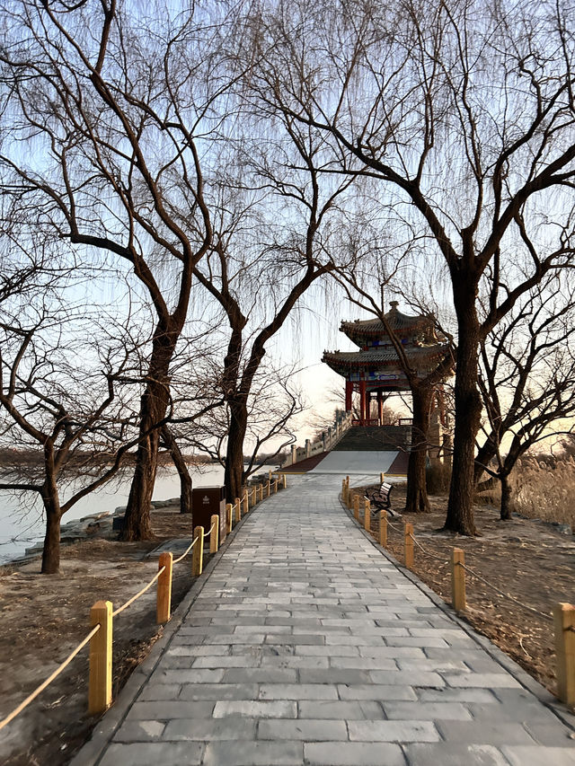 Frozen beauty at Summer Palace